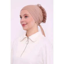 Flora Tekstil Fırfır Bone Tesettür Bone