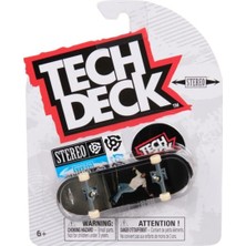 Empressco Tech Deck – Stereo – Siyah Zemin Kaykaycı Fotoğraf Grafik – Parmak Kaykay