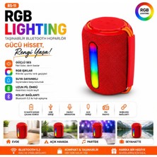 Azurtech Bs-11 Rgb Işıklı Bluetooth 5.3 Taşınabilir Kablosuz Hoparlör | Suya Dayanıklı | Fm Radyo | Aux | Dahili Mikrofon | 12 Saat Pil Ömrü