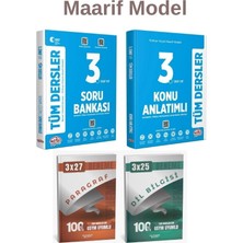 Editör Maarif Model 3. Sınıf Tüm Dersler Konu Anlatımlı Soru Bankası Anka Deneme 4 Lü Set
