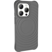 Ahlttiba iPhone 15 Pro M-Safe Şarj Özellikli Airbagli Mat Görünümlü Hepi Için Uyumlu Kılıf Kapak