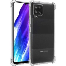 Ahlttiba Samsung Galaxy M12 Kılıf Cep Telefonu Için Uyumlu Kılıf Nitro Anti Shock Silikon