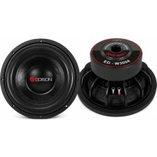 Belirtilmemiş Edison ED-W3004 30 cm 800 Rms 2000W Çift Bobin 4+4 Ohm Oto Bass Subwoofer