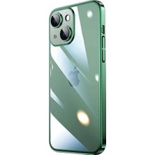 Ahlttiba Apple iPhone 14 Plus Kılıf Sert Pc Renkli Çerçeveli Için Uyumlu Kılıf Riksos Kapak
