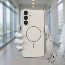 Ahlttiba Samsung Galaxy A16 Cep Telefonu Için Uyumlu Kılıf Magsafe Şarj Özellikli Tea Kapak