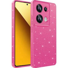 Ahlttiba Redmi Note 13 Pro 4g Kılıf Kamera Korumalı Simli Lüks Cep Telefonu Için Uyumlu Kapak Koton Kapak