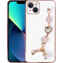 Ahlttiba iPhone 14 Kılıf El Tutamaçlı Kamera Korumalı Cep Telefonu Için Uyumlu Kapak Taka Silikon Kapak