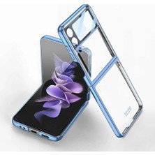 Ahlttiba Samsung Galaxy Z Flip 4 Kılıf Cep Telefonu Için Uyumlu Kılıf Kıpta Lensli Kapak