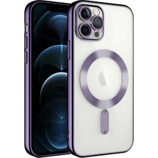 Ahlttiba Apple iPhone 11 Pro Max Kamera Koruma M-Safe Wireless Şarj Özellikli Için Uyumlu Kılıf Demre Kapak