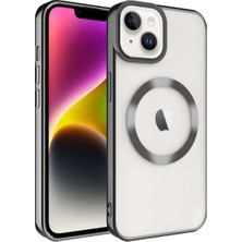 Ahlttiba Apple iPhone 14 Plus Kılıf M-Safe Wireless Şarj Özellikli Için Uyumlu Kılıf Setro Silikon