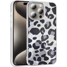 Ahlttiba iPhone 15 Pro Max Cep Telefonu Için Uyumlu Kılıf Desenli Mep Kapak