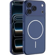 Ahlttiba Apple iPhone 16 Pro Max Kılıf Için Uyumlu M-Safe Şarj Özellikli Kamera Korumalı Spark Kapak