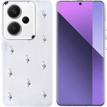 Ahlttiba Redmi Note 13 Pro Plus 5g Için Uyumlu Kılıf Airbag Tasarımlı Simli Şeffaf Kutup Kapak