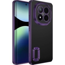 Ahlttiba Xiaomi Redmi Note 14 Pro Plus Için Uyumlu Kılıf Kamera Korumalı Logo Gösteren Omega Kapak