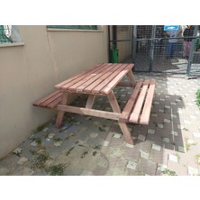 Şen Mobilya Ahşap Piknik Masası Piknik Masası M2