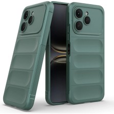 Ahlttiba Tecno Spark 40 Kılıf Esnek Tpu Oyuklu Arka Yüzey Tasarımlı Için Uyumlu Etnik Silikon Kapak