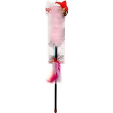 Empressco Peluş Tüylü Kedi Olta Oyuncak 45 cm - Petshopundan