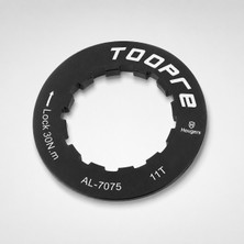 Heugers Alüminyum Kaset Ruble Kapak Vidası (Lockring) - Siyah