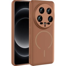 Ahlttiba Xiaomi 14 Ultra Kılıf M-Safe Şarj Özellikli Cep Telefenu Için Uyumlu Meta Kapak