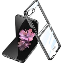 Ahlttiba Samsung Galaxy Z Flip 6 Kılıf Cep Telefonu Için Uyumlu Kılıf Full Camlı Kıpta Kapak