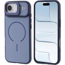 Ahlttiba iPhone 17 Air Cep Telefonu Için Uyumlu Kılıf Magsafe Şarj Özellik Kamera Standlı Notron Kapak