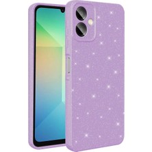 Ahlttiba Samsung Galaxy A07 Kılıf Kamera Korumalı Simli Lüks Için Uyumlu Kılıf Koton Kapak