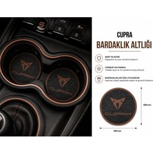 YSN Sounds Cupra Araç Bardaklık Altlığı , Cupra Oto Şişe ve Bardak Altlığı, Cupra Logolu Oto Bardaklık Altlığı