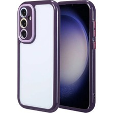 Ahlttiba Samsung Galaxy S23 Kılıf Kamera Korumalı Renkli Kenar Cep Telefonu Için Uyumlu Kapak Vitamin Kapak