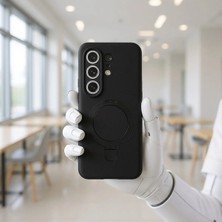 Ahlttiba Tecno Camon 50 Pro Cep Telefonu Için Uyumlu Kılıf M-Safe Şarj Özellikli Standlı Samara Kapak