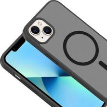 Ahlttiba Apple iPhone 14 Kılıf M-Safe Şarj Özellikli Cep Telefenu Için Uyumlu Babet Kapak