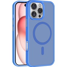 Ahlttiba Apple iPhone 16 Pro Cep Telefonu Için Uyumlu Kılıf M-Safe Şarj Özellikli Mat Arka Yüzey Sio Kapak