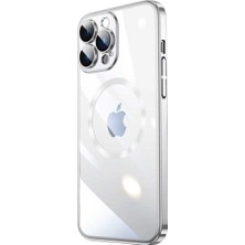 Ahlttiba Apple iPhone 13 Pro Kılıf Wireless Şarj Özellikli Sert Pc Için Uyumlu Kılıf Riksos M-Safe Kapak
