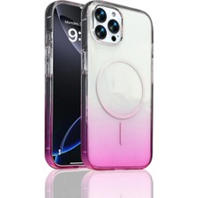 Ahlttiba iPhone 15 Pro Max Cep Telefonu Için Uyumlu Kılıf Magsafe Şarj Özellikli Septik Silikon Kapak