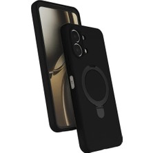 Ahlttiba Oppo A6 Pro Kılıf M-Safe Şarj Özellikli Standlı Için Uyumlu Samara Kapak