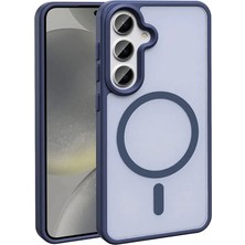 Ahlttiba Samsung Galaxy S25 Kılıf M-Safe Şarj Özellikli Mat Arka Yüzey Sio Kapak