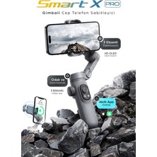 Ensiga Gimball Gri Cep Telefon Sabitleyici Katlanabilir Ios/Android Yüz Izleme Sabitleyici x Anti Shake