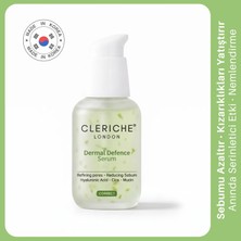 CLERICHE Dermal Defence Serum 30ml - Nemlendirici Hyaluronik Asit Serumu, 7 Katmanlı Cica ile Cilt Bariyerini Onarmaya, Sebum Dengelemeye Yardımcı - Made in Korea