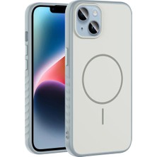 Ahlttiba iPhone 14 Cep Telefonu Için Uyumlu Kılıf M-Safe Şarj Özellikli Tea Kapak