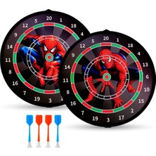 Empressco 4 Oklu Mıknatıslı Dart Seti Çift Yönlü Manyetik Dart Askılı Dartboard
