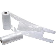 Frefly Store Rulo Poşet Orta Boy 1 Rulo Şeffaf Hışır Poşet Market Manav Poşeti