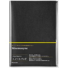 Frefly Store Mnemosyne Yumuşak Kapaklı Not Defteri Tutacağı, 50 Sayfalık Not Defteri, 22,6 cm x 16,6 cm (A5), 8 mm Çizgili, 1 Adet, Siyah (PH169)