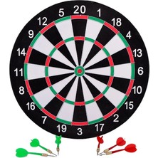 Empressco Çift Taraflı 44 cm Dart Tahtası ve 6 Adet Ok