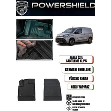 POWERSHIELD Toyota Proace City Panelvan  2019 ve Sonrası Için Uyumlu Araca Özel  5D Premium Havuzlu Oto Paspas Takımı