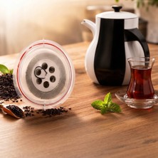 Kap Kaç Sök Tak Çay Süzgeci – Paslanmaz Çelik Yıldız Tasarımlı Sökülebilir Çay Süzgeci
