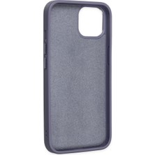 Bezos iPhone 14 Plus Kılıf Asya Deri Silikon - Mor