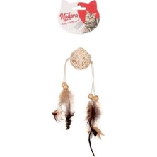 Empressco Uzun Tüylü Bambu Top Kedi Oyuncak 25 cm - Petshopundan