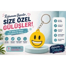 YSN Sounds Emoji Anahtarlık , Gülen Emoji Şeklinde Araç Anahtarlık - Emoji Araba Anahtarlığı