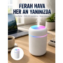 Astraltech Hava Nemlendirici Buhar Makinesi LED Işıklı USB Dekoratif Nemlendirici Yeni Nesil
