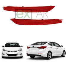 Expar Oto Hyundaı Elantra Arka Tampon Reflektörü Sol Taraf 2014-2015 Makyajlı Kasa Elentra Kedi Gözü