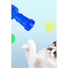 Empressco Peluş Top Atan Kedi Egzersiz Oyuncağı Peluş Kedi Oyun Tabancası